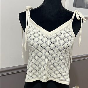Abercrombie & Fitch Cream Knit Camisole